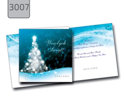 firmowe kartki świąteczne Boże Narodzenie choinka 3007