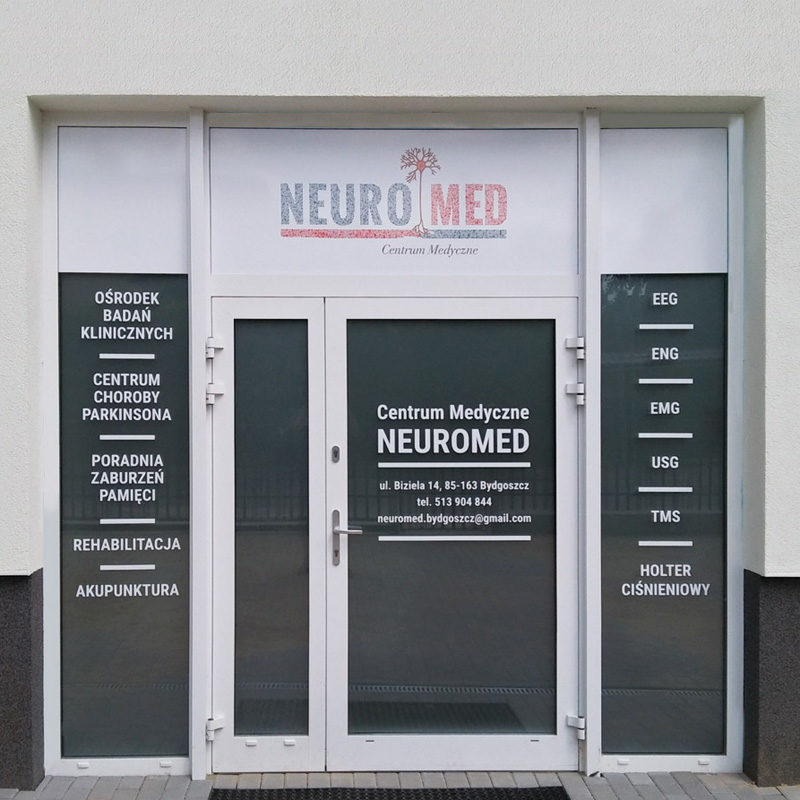 szyld reklama zewnętrzna NeuroMed Bydgoszcz